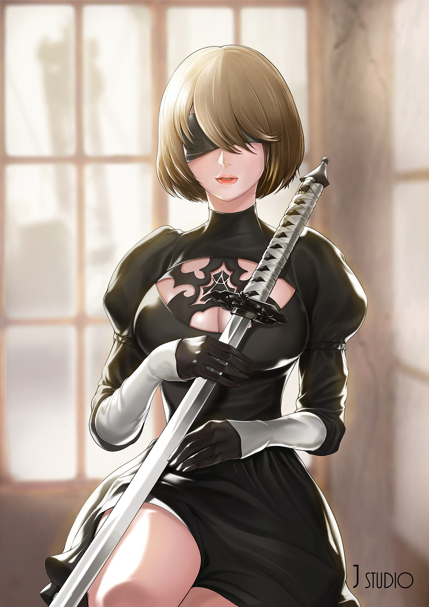 2b (nier and 1 more) drawn by joe_(j_studio)