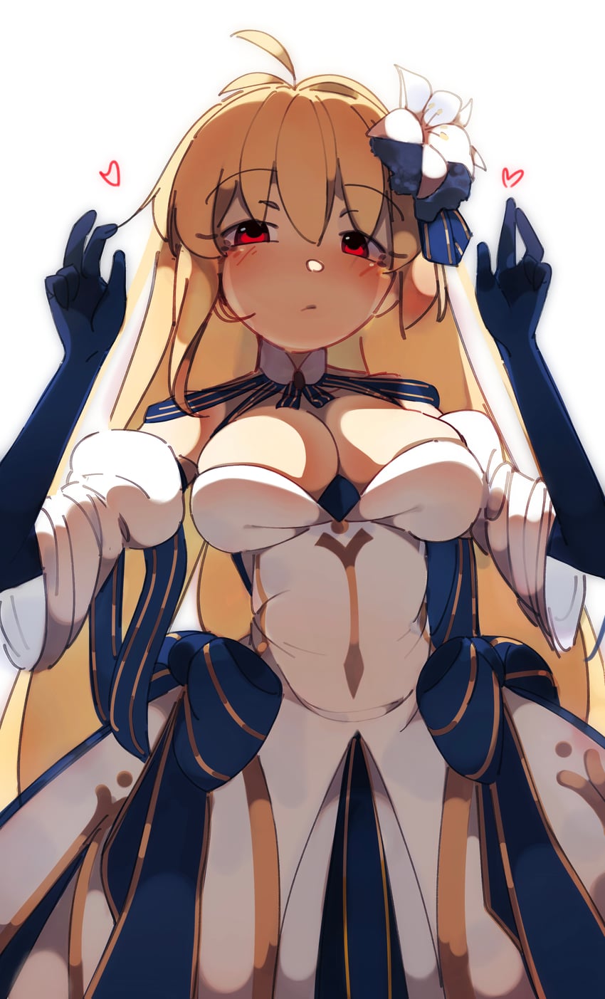 arcueid brunestud and archetype earth (fate and 1 more) drawn by deko_morii