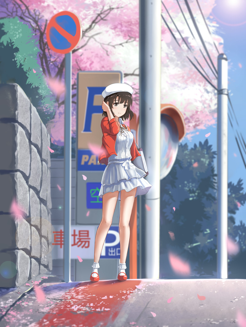 katou megumi (original and 1 more) drawn by ookuma_(qq)
