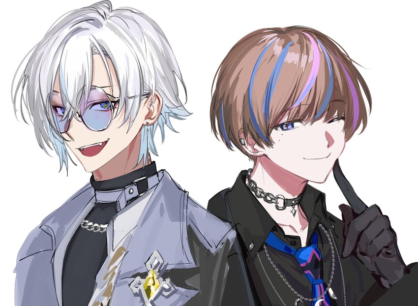 kaelix debonair and seible (nijisanji and 1 more) drawn by kaohom503