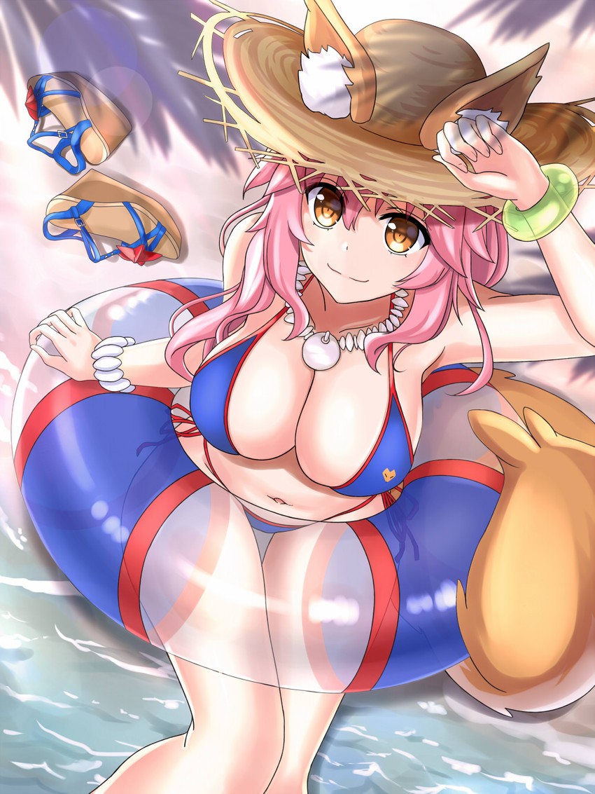 tamamo and tamamo no mae (fate and 1 more) drawn by xyomouse