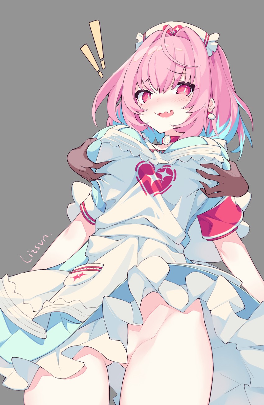 yumemi riamu (idolmaster and 1 more) drawn by litsvn