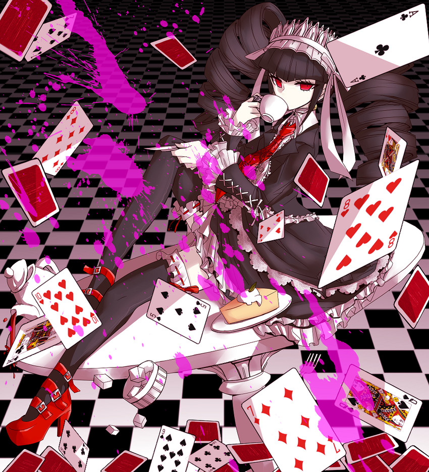 celestia ludenberg (danganronpa and 1 more) drawn by l_no_hito