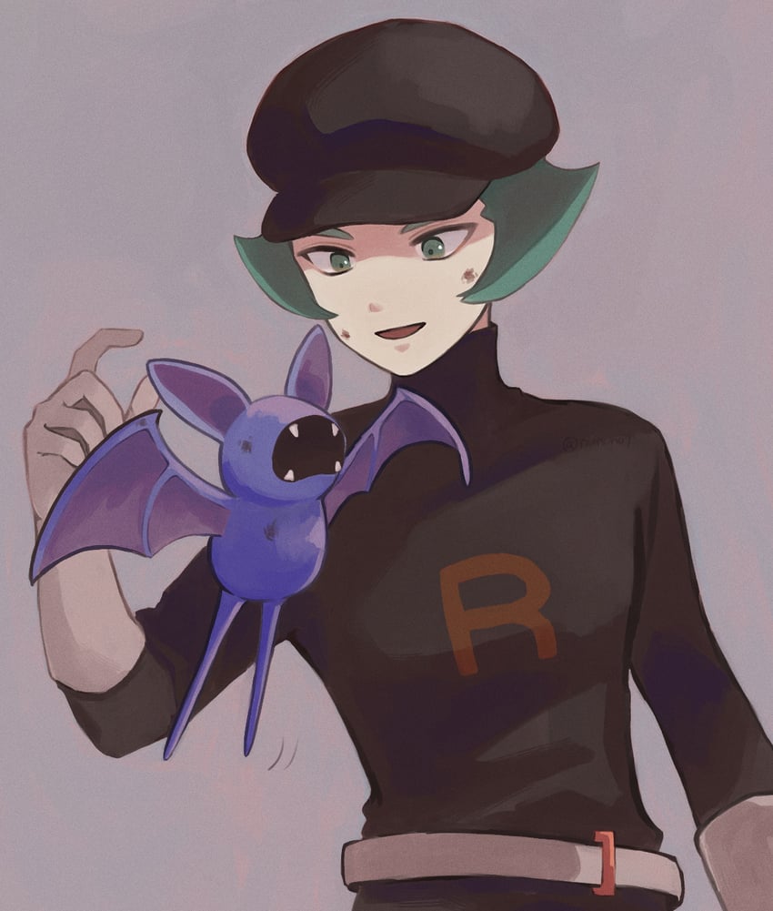 zubat and proton (pokemon and 1 more) drawn by nuno_(huroooo)