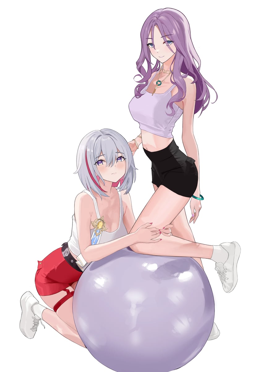 topaz and jade (honkai and 1 more) drawn by senbonsang
