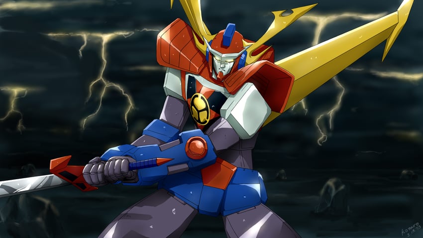 daiooja (super robot wars and 2 more) drawn by koutarou1014