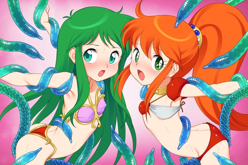 ayanokouji rem and caron (dream hunter rem and 1 more) drawn by fugetsu_taku