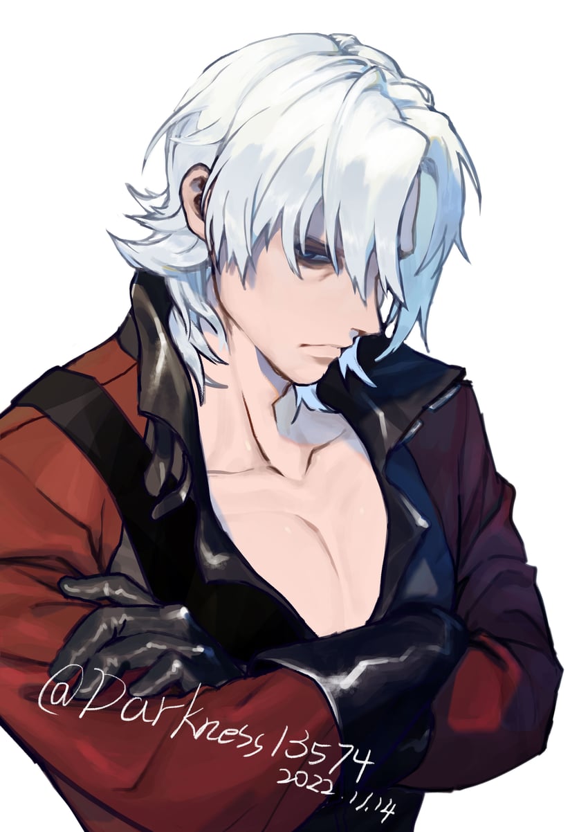 dante (devil may cry and 1 more) drawn by darkness13574