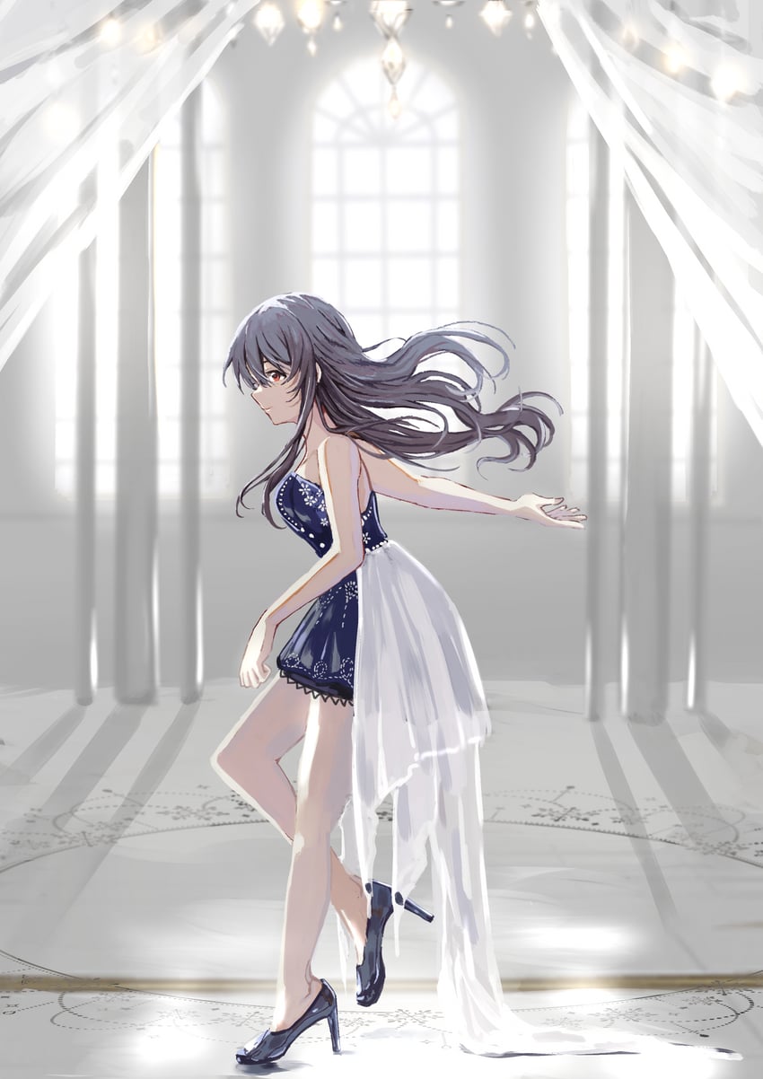 takayama sayoko (idolmaster and 1 more) drawn by mek_number