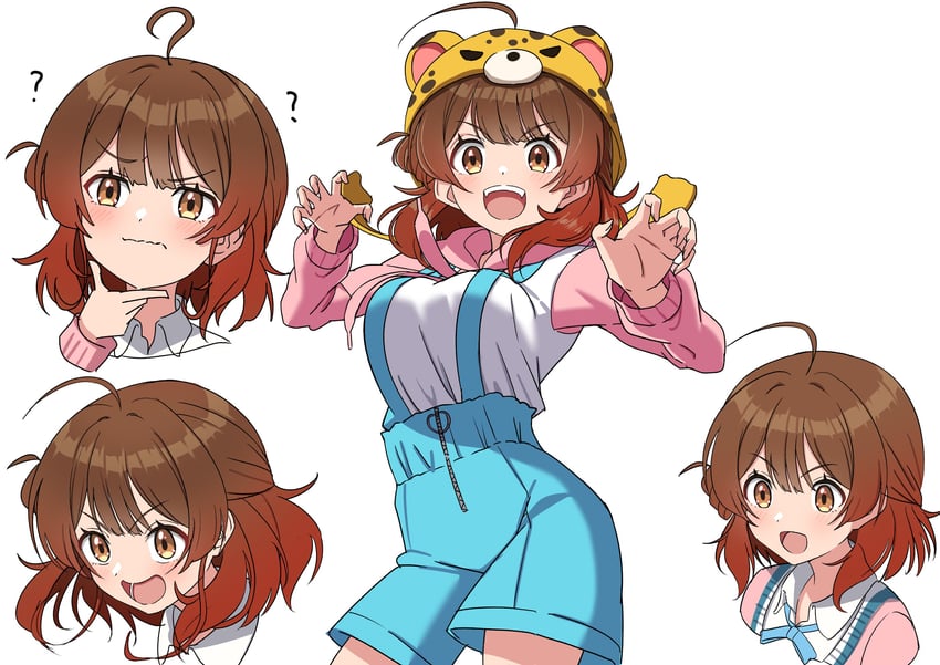 hanami ume (idolmaster and 1 more) drawn by osoba_susurukun