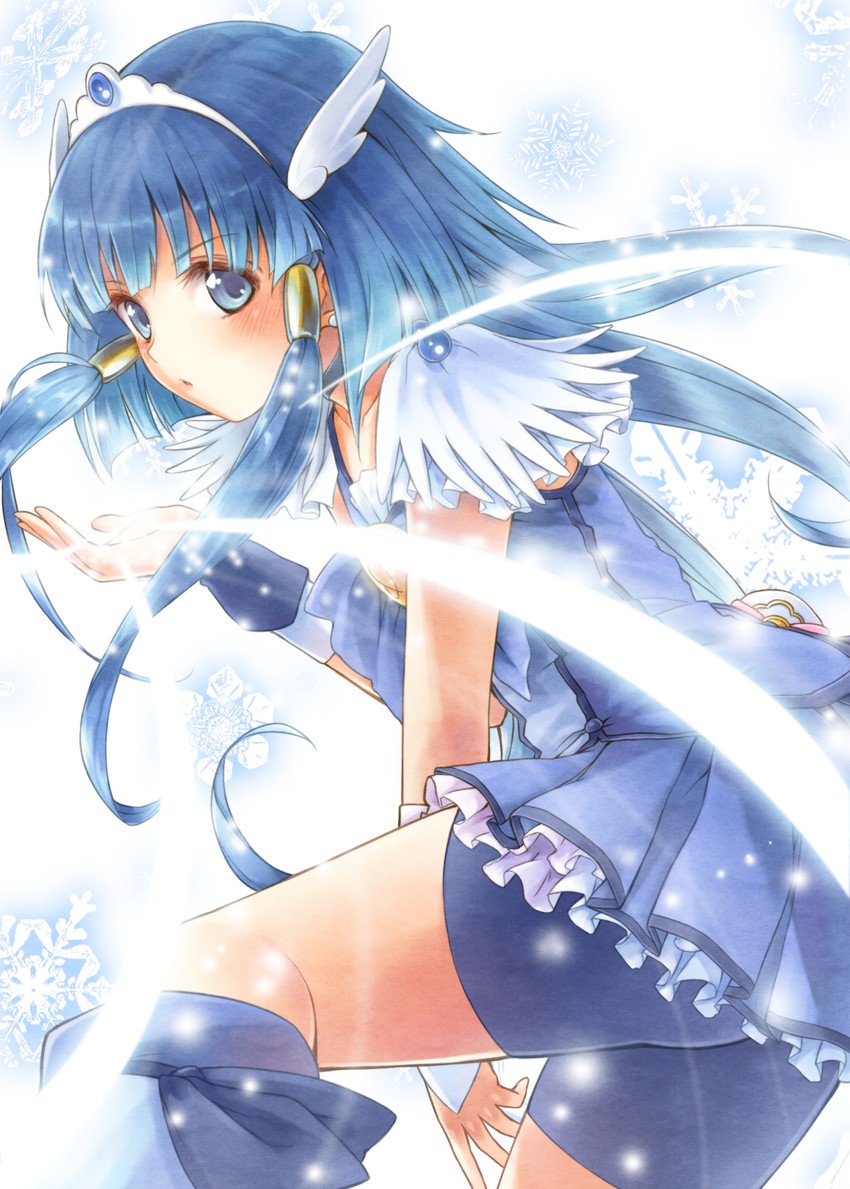 aoki reika and cure beauty (precure and 1 more) drawn by yakusa