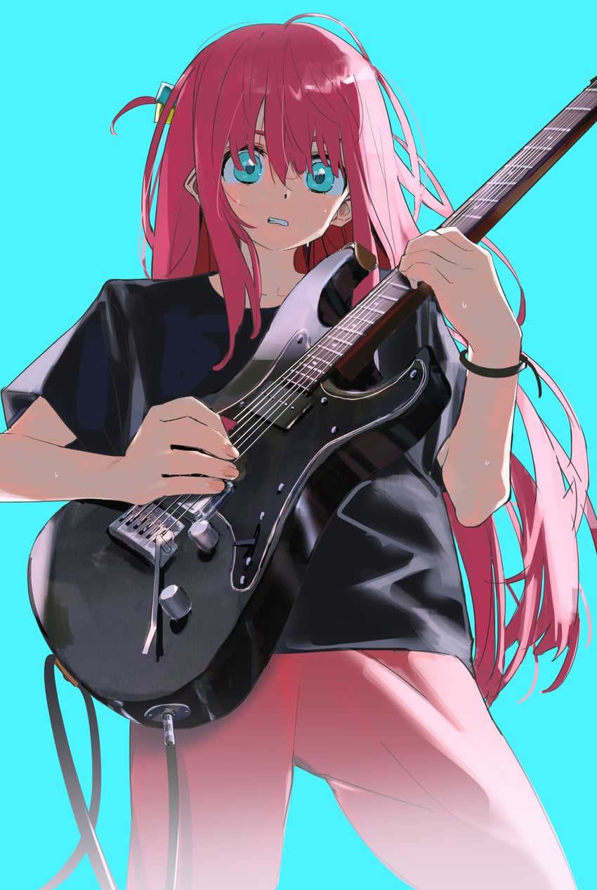 gotoh hitori (bocchi the rock!) drawn by yamamura_saki