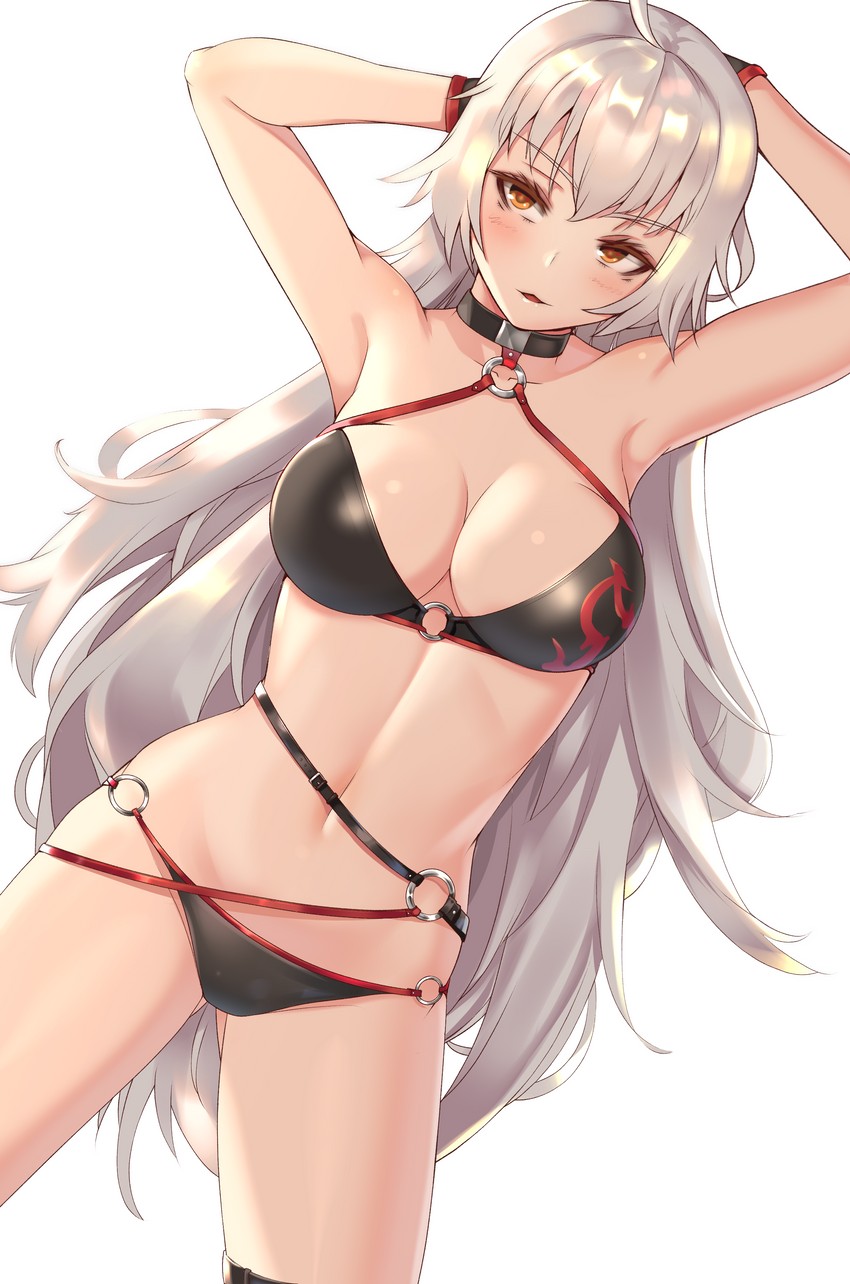 jeanne d'arc alter (fate and 1 more) drawn by clyde_s