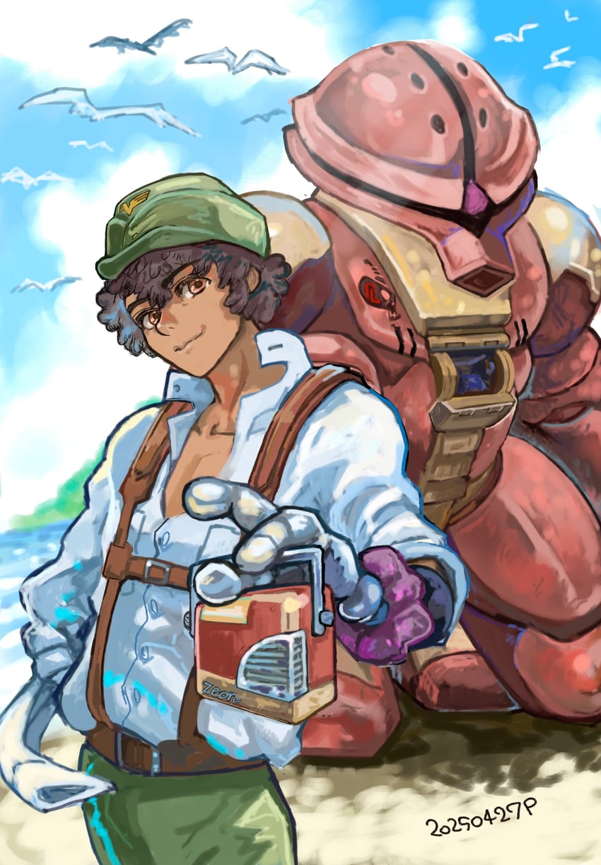 acguy and daryl lorenz (gundam and 1 more) drawn by okrdisk2000