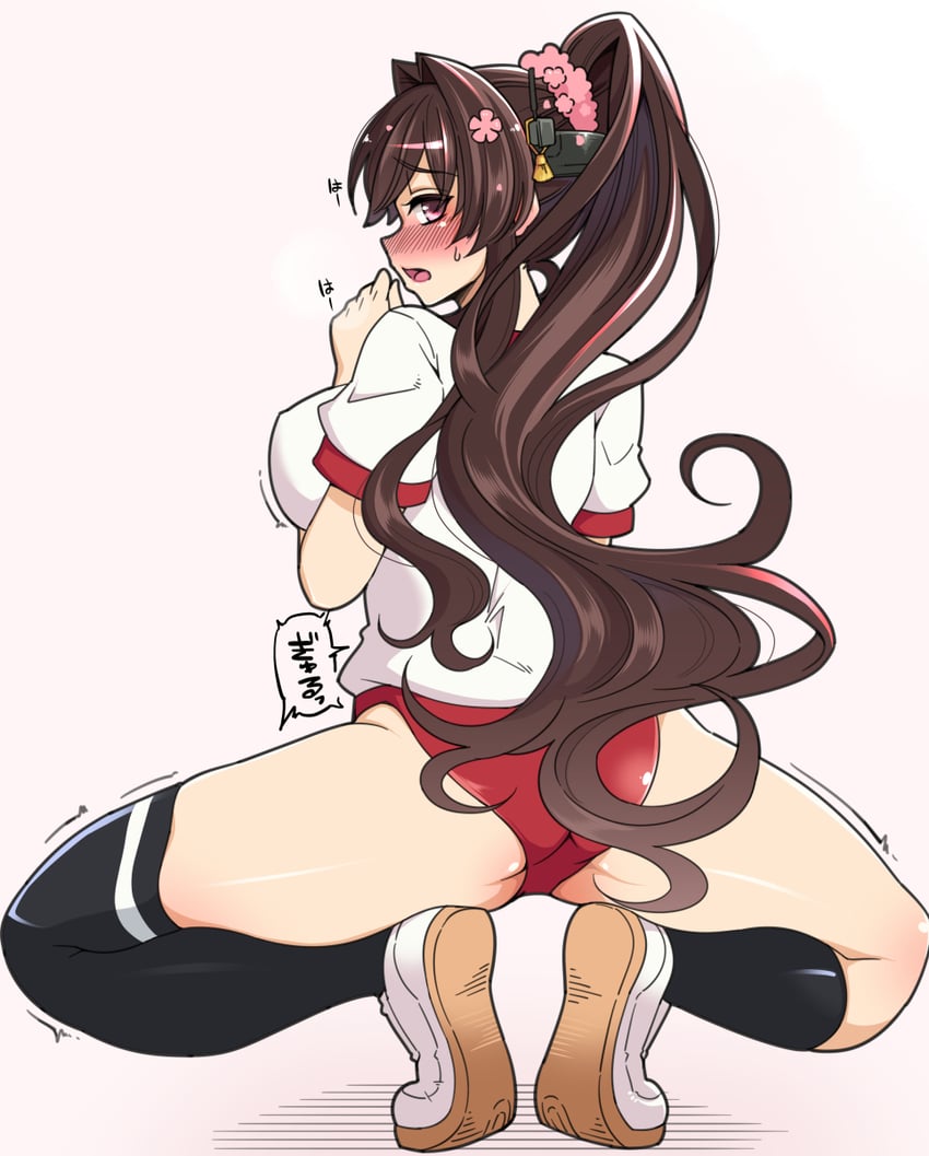 yamato (kantai collection) drawn by hanauna