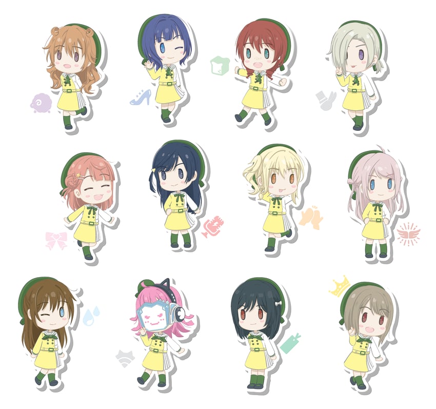 yuki setsuna, uehara ayumu, osaka shizuku, tennoji rina, nakasu kasumi, and 7 more (love live! and 1 more) drawn by blusbox