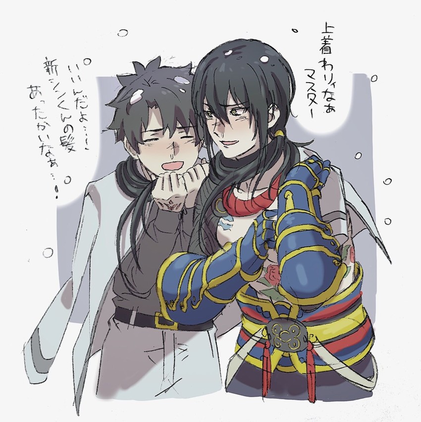 fujimaru ritsuka and yan qing (fate and 1 more) drawn by mi_(pic52pic)