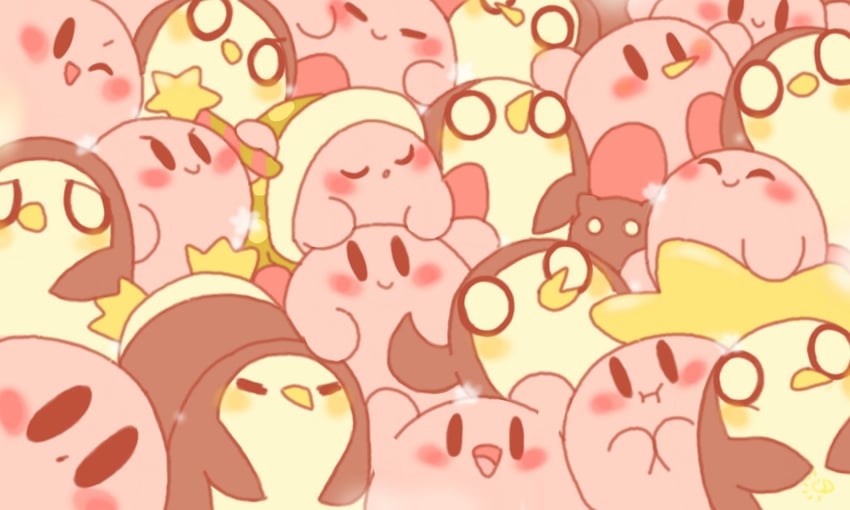 kirby and gunter (kirby and 1 more) drawn by daycolors