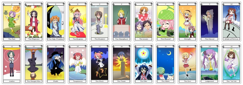 nagato yuki, takamachi nanoha, hiiragi kagami, izumi konata, asahina mikuru, and 23 more (lyrical nanoha and 3 more) drawn by ixy