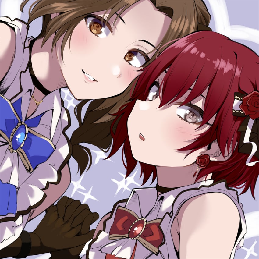 kawashima mizuki and murakami tomoe (idolmaster and 1 more) drawn by gomashi_(goma)