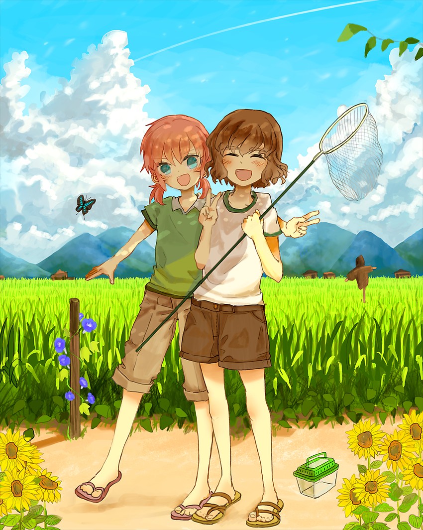 kirino ranmaru and shindou takuto (inazuma eleven and 1 more) drawn by ku-gu