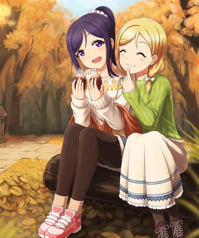 matsuura kanan and ohara mari (love live! and 1 more) drawn by zzt_(zztsama)