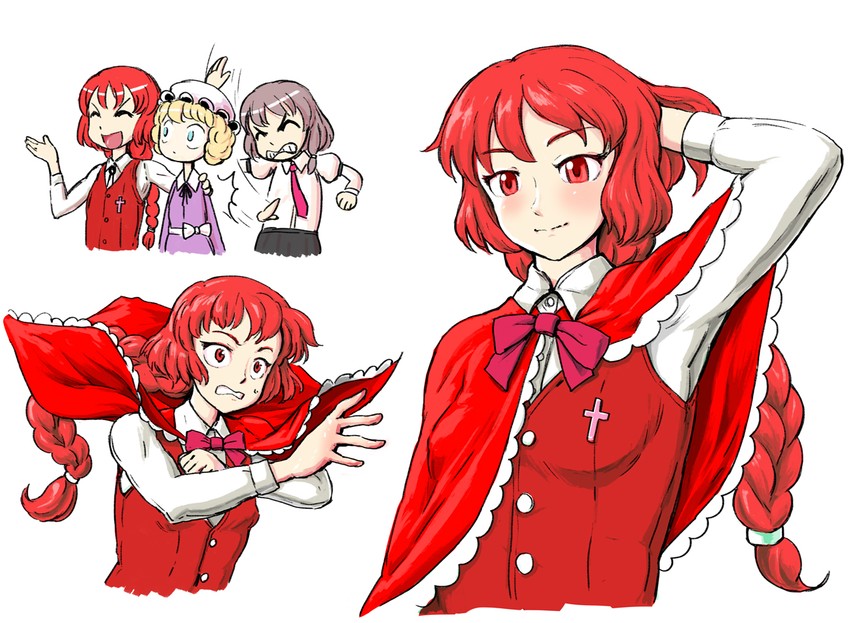 usami renko, maribel hearn, and okazaki yumemi (touhou) drawn by cbn-56