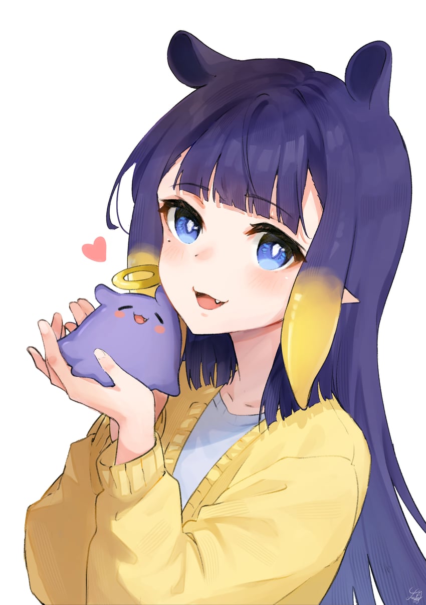 ninomae ina'nis and takodachi (hololive and 1 more) drawn by lucferz