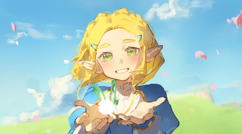 princess zelda (the legend of zelda and 1 more) drawn by yumiyumo3o