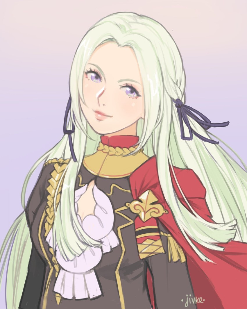 edelgard von hresvelg (fire emblem and 1 more) drawn by jivke