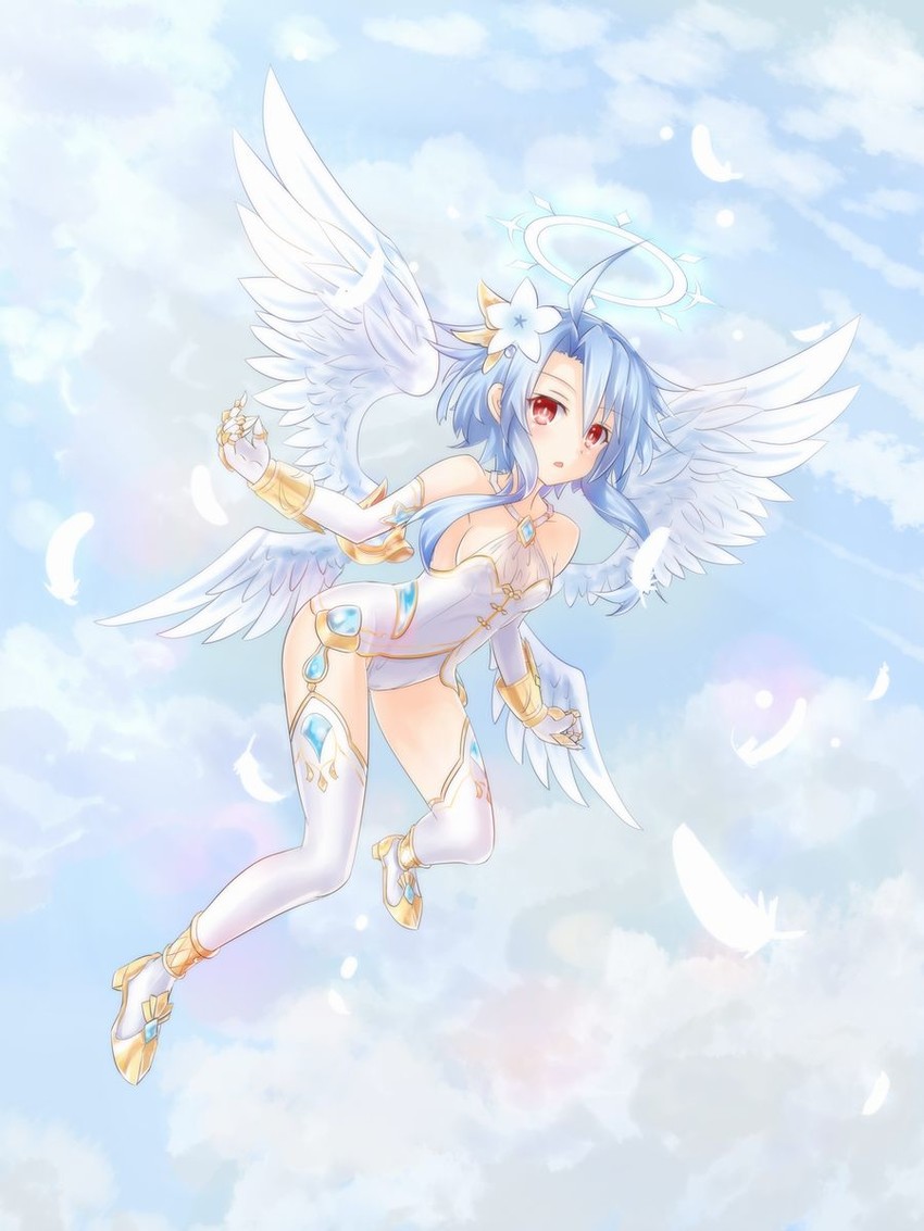 white heart (neptune and 1 more) drawn by kazuneko_(wktk1024)