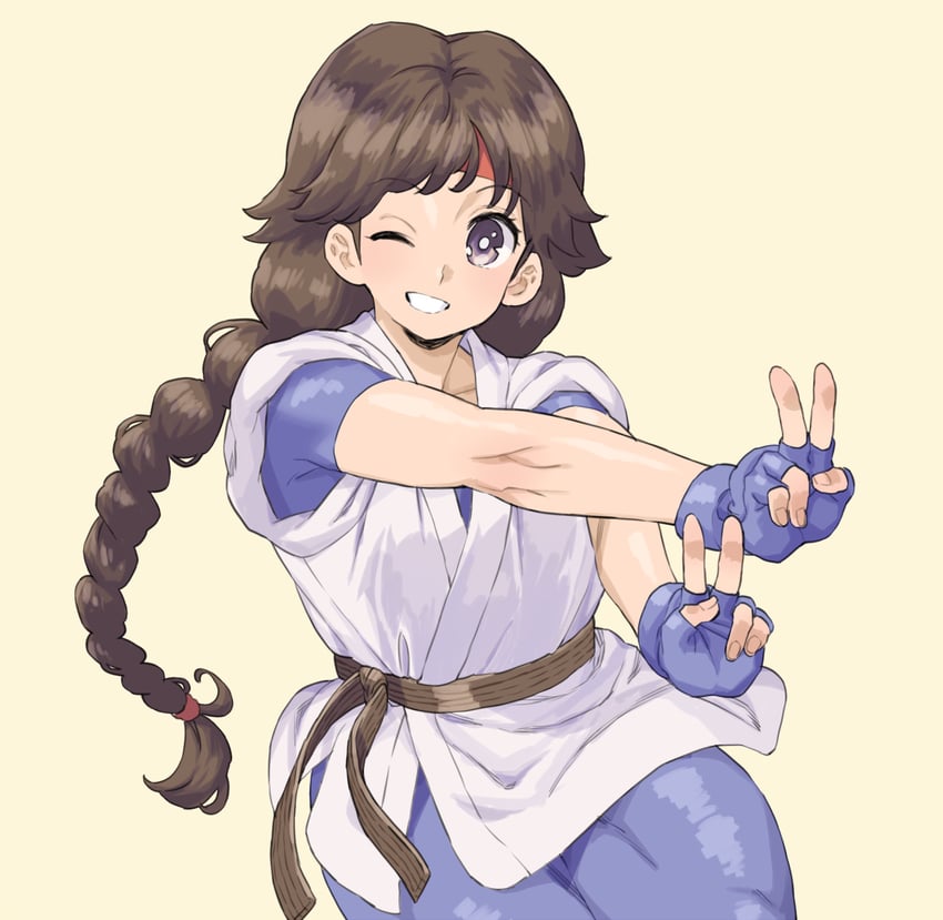 yuri sakazaki (the king of fighters and 1 more) drawn by wakaho_riku