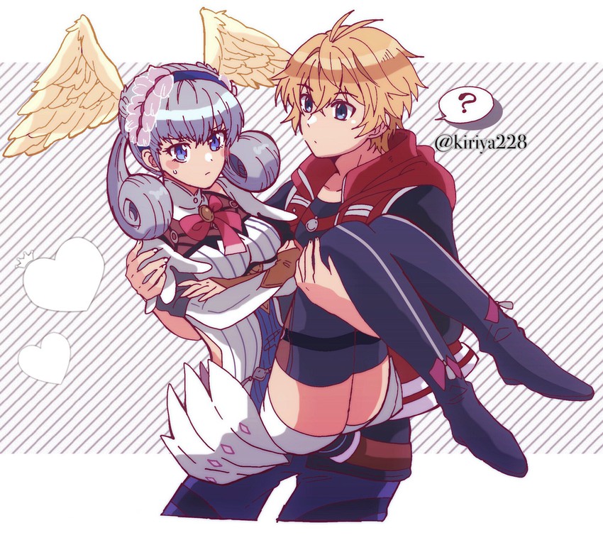 melia antiqua and shulk (xenoblade chronicles and 2 more) drawn by kiriya_(552260)
