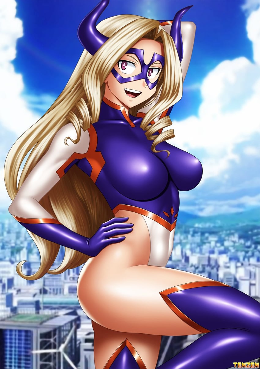 mount lady (boku no hero academia) drawn by tenzen_(netspike)