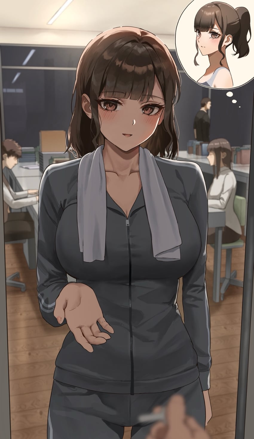 fujisaki honami (original) drawn by anteiru