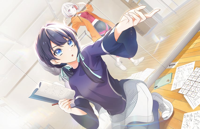 murano sayaka and yugiri tsuzuri (love live! and 1 more)