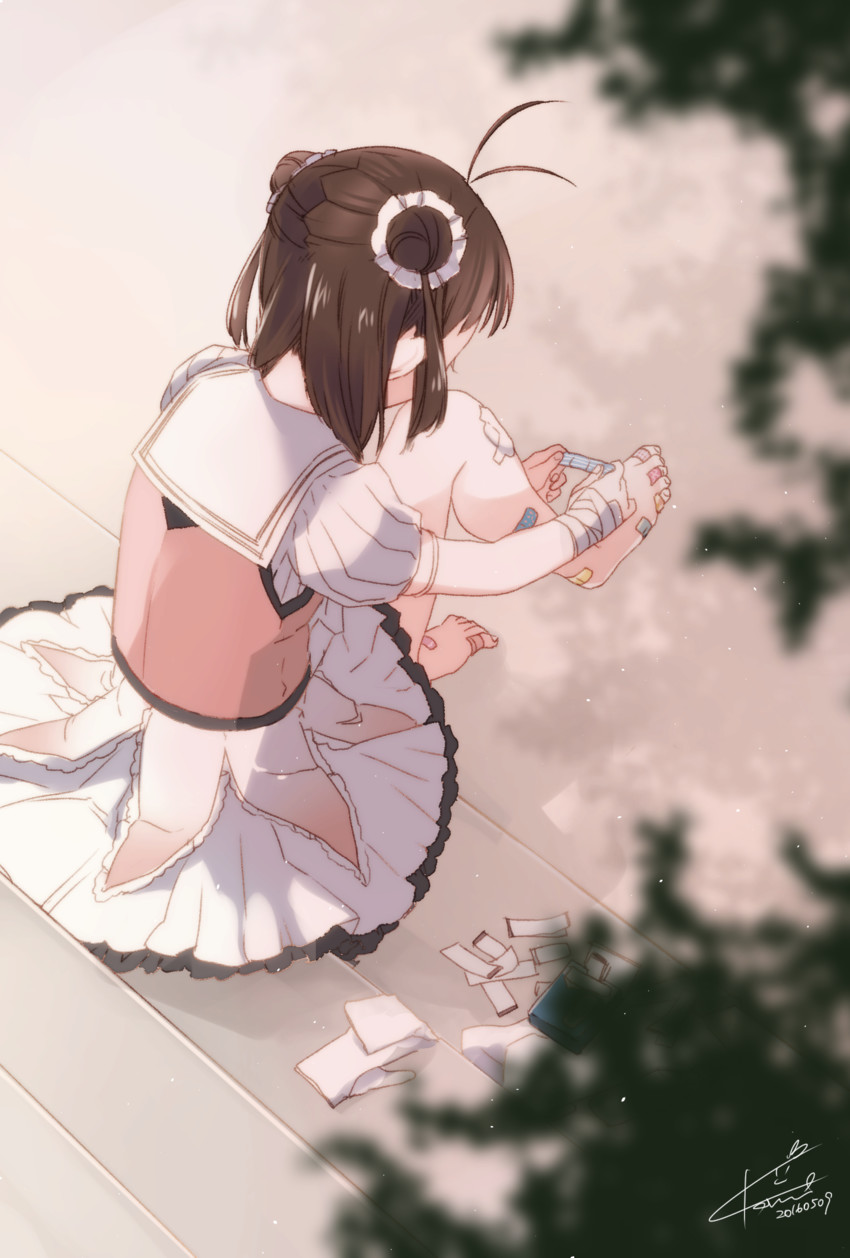 naka and naka kai ni (kantai collection) drawn by koruri