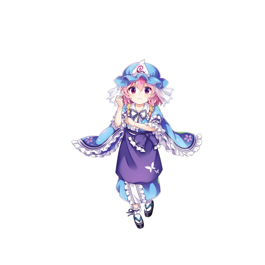 saigyouji yuyuko (touhou and 1 more) drawn by rotte_(1109)