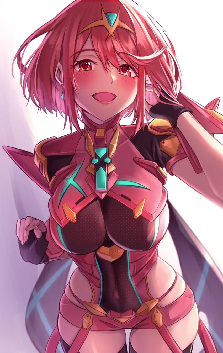 pyra (xenoblade chronicles and 1 more) drawn by yoshimoto_(carpsukidayo)