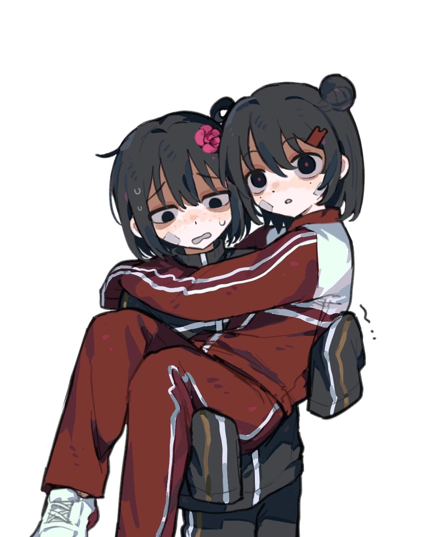 li yuting and fu shun (touqi guaitan) drawn by rice_(somasuki_77)