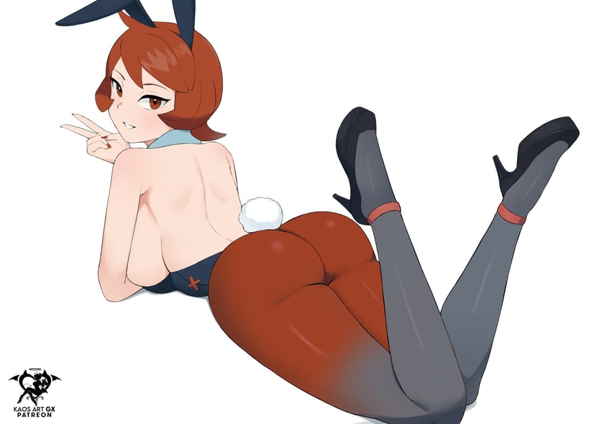 arezu (pokemon and 1 more) drawn by kaos_art