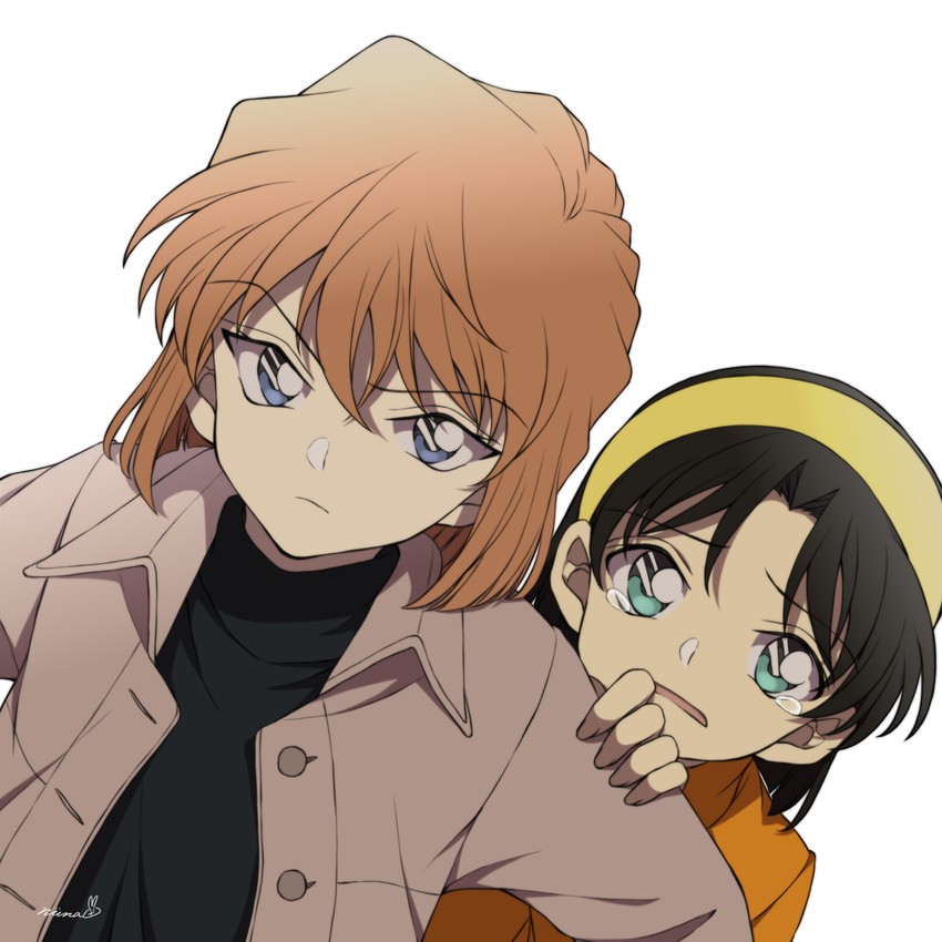 haibara ai and yoshida ayumi (meitantei conan) drawn by niina_1oo9