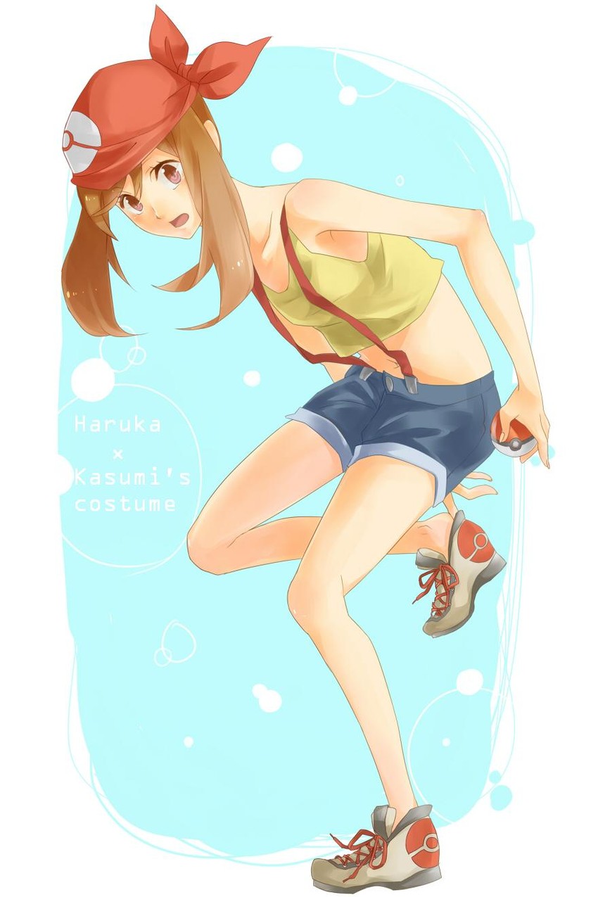 may and misty (pokemon and 1 more) drawn by karita_(kali_lgk)
