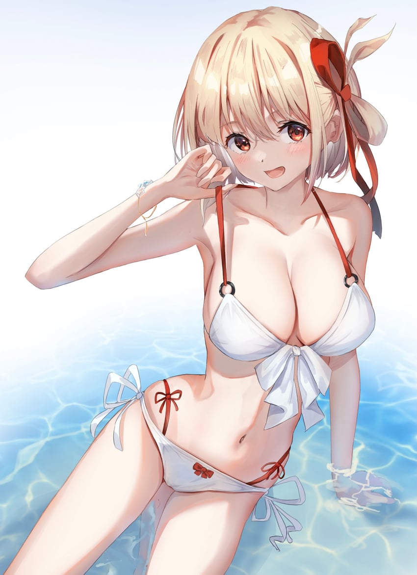 nishikigi chisato (lycoris recoil) drawn by wata0933