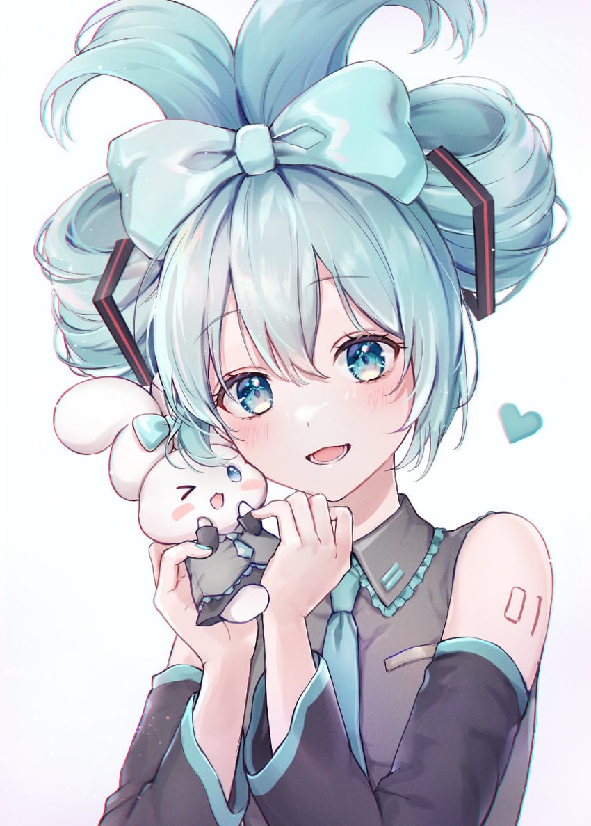 hatsune miku, cinnamoroll, and cinnamiku (vocaloid and 2 more) drawn by tsumugi_8345