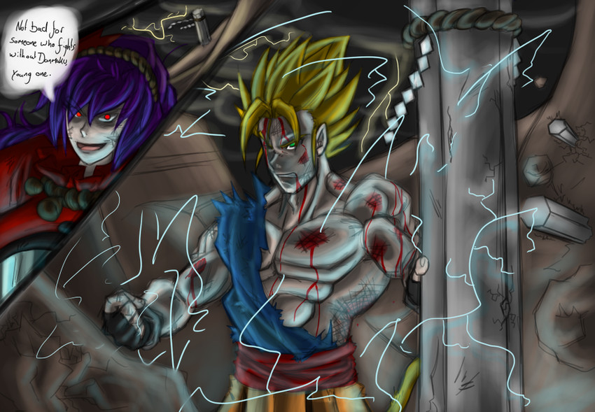 yasaka kanako and son rage (touhou and 2 more) drawn by ragevx
