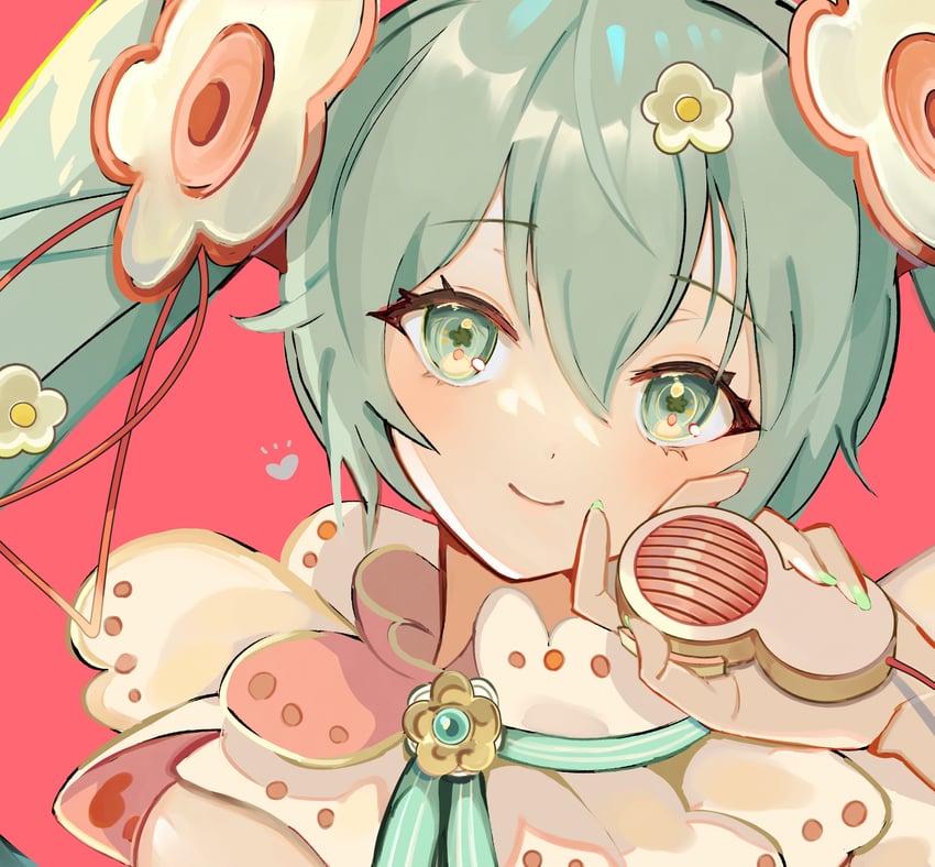 hatsune miku and magical mirai miku (vocaloid and 2 more) drawn by utakapen