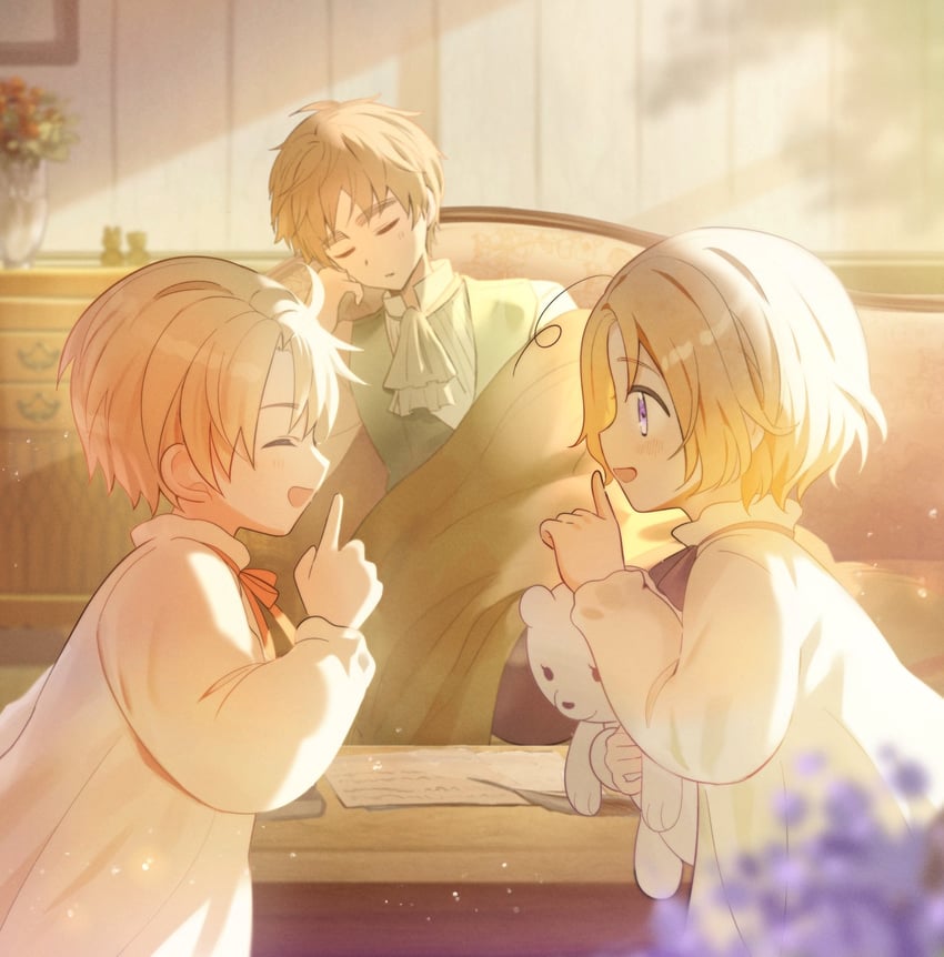 america, united kingdom, and canada (axis powers hetalia) drawn by yukinununu
