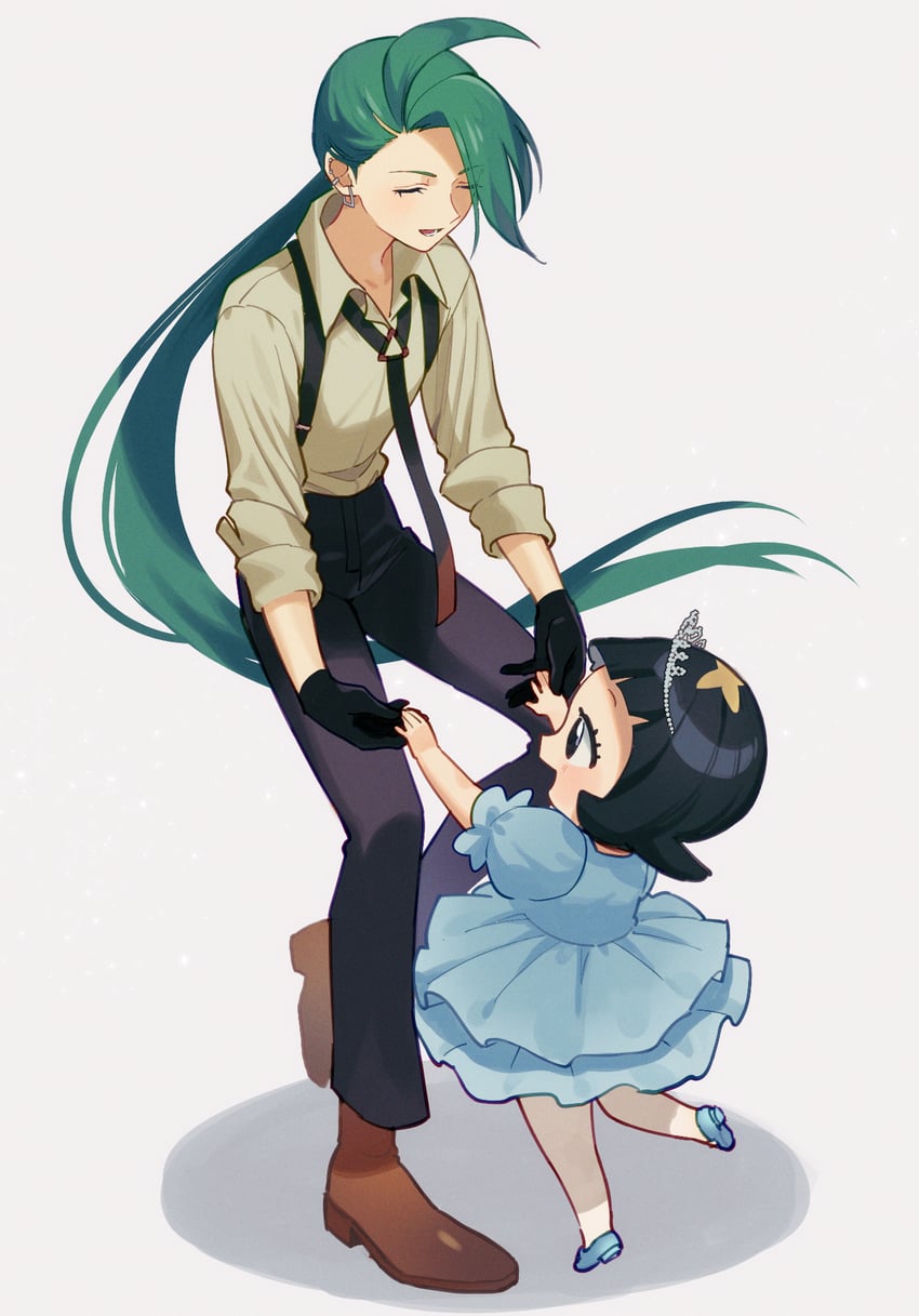 rika and poppy (pokemon and 1 more) drawn by furukawa_raku