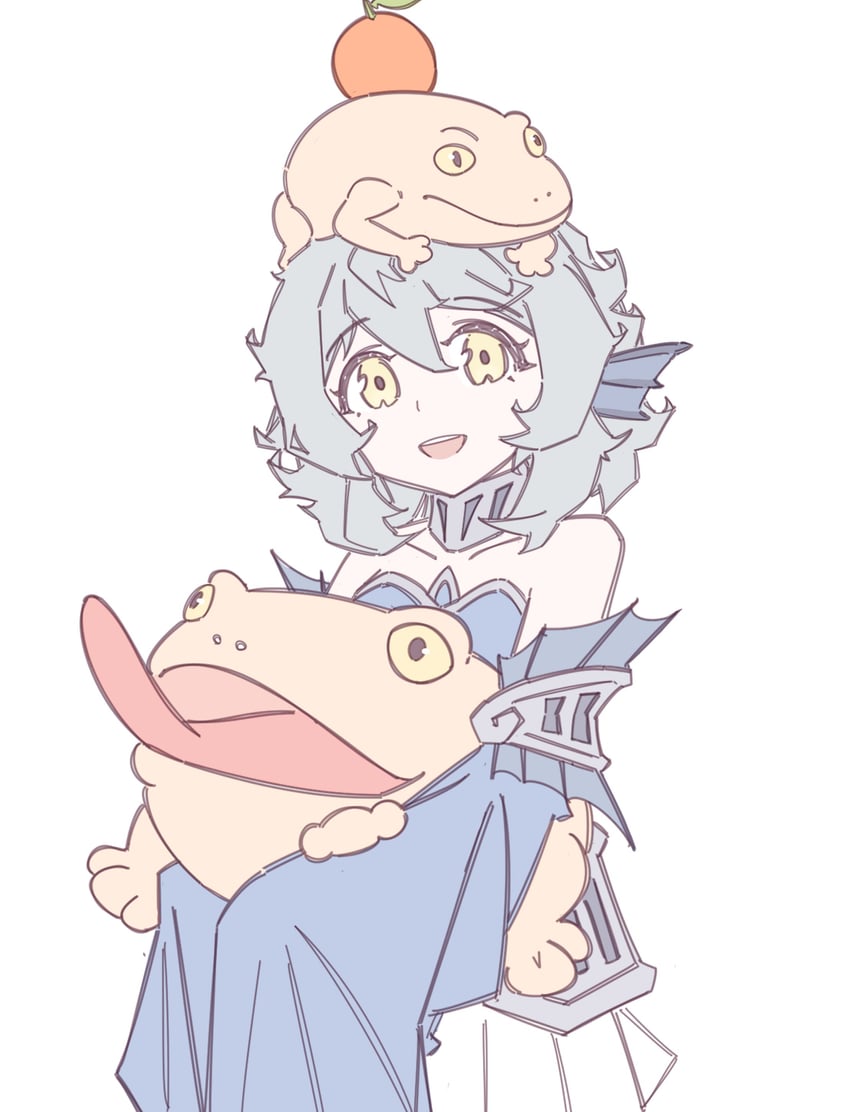 tearlaments merrli and toadally awesome (yu-gi-oh!) drawn by kaeru_(mochikaeru)